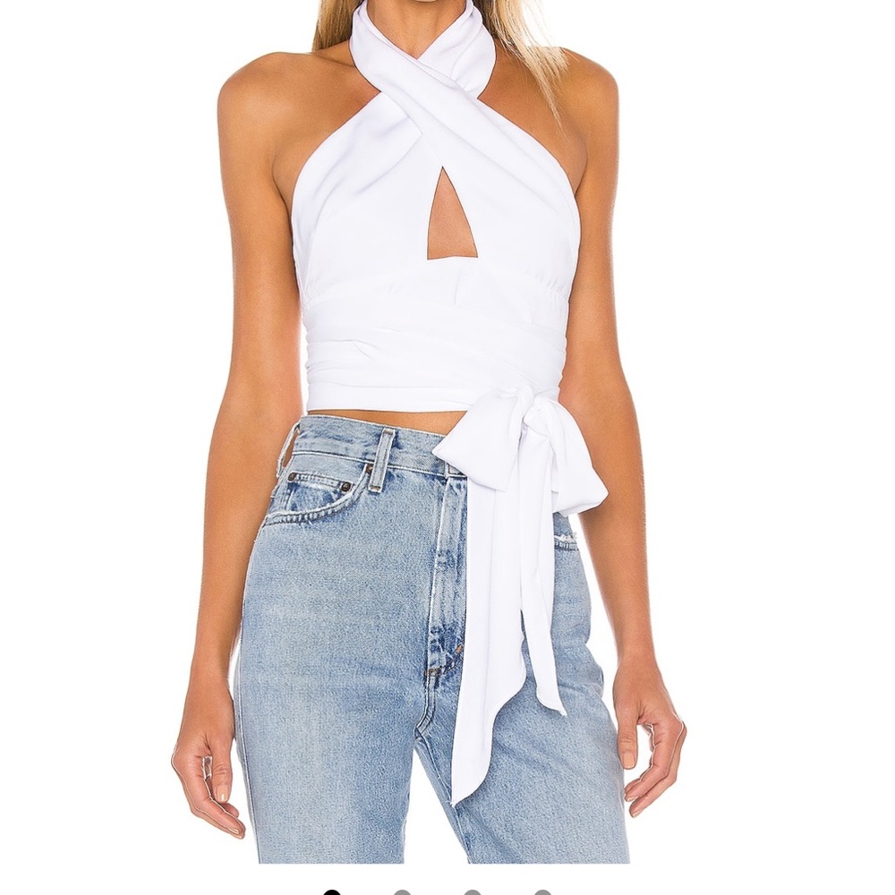 Superdown wrap top